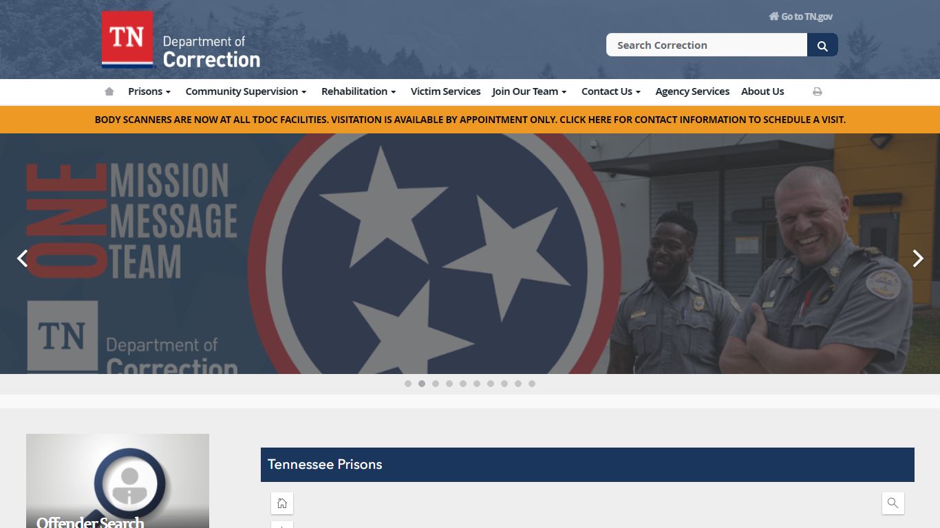 Department of Correction - TN.gov - Tennessee State Government